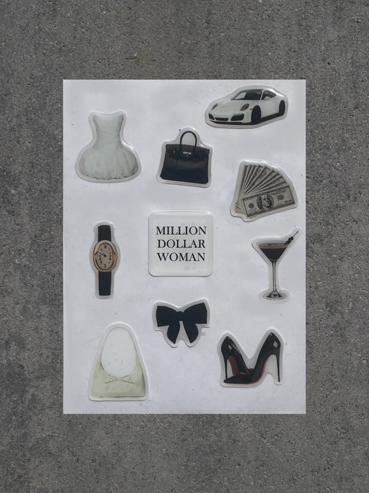 "Million Dollar Woman" Sticker Set